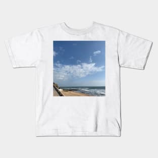 a view of a portuguese beach Kids T-Shirt